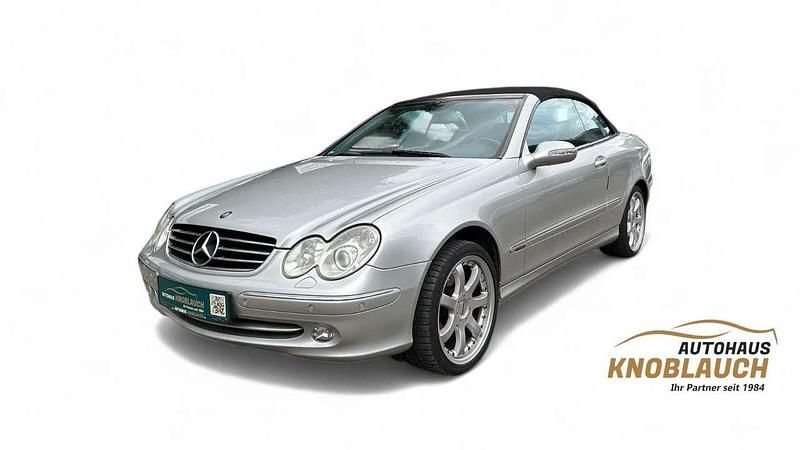 Silber Gebraucht 2004 Mercedes CLK240 Avantgarde Cabrio | 7.990 € (Guter Preis) - Bild 1/3