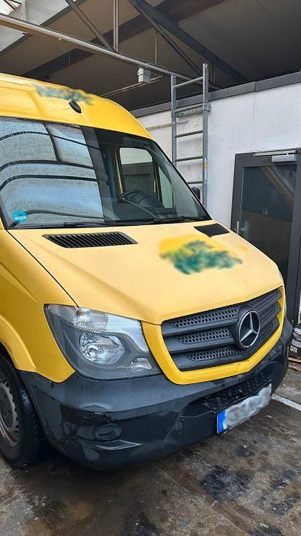 Gebraucht Mercedes Sprinter 114 PS (83 kW) 2018 Gelb Van