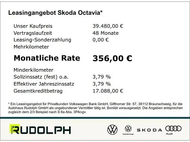 Neu Skoda Octavia SportLine 150 PS (110 kW) 2025 Schwarz Kombi