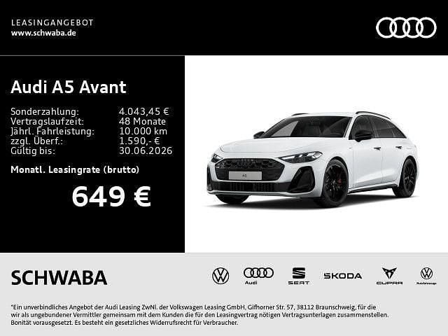 Neu Audi A5 S-Line 367 PS (269 kW) 2026 Weiß Kombi