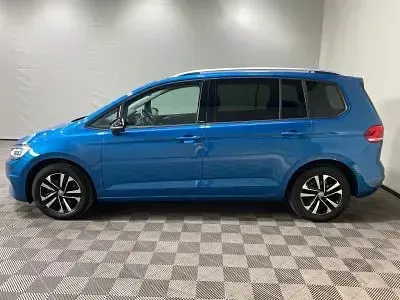 Gebraucht VW Touran IQ Drive 150 PS (110 kW) 2019 Blau Van / Kleinbus