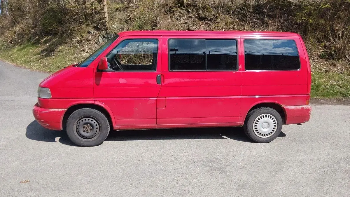 Usata VW T4 102 CV (75 kW) 1999 Rosso Furgone