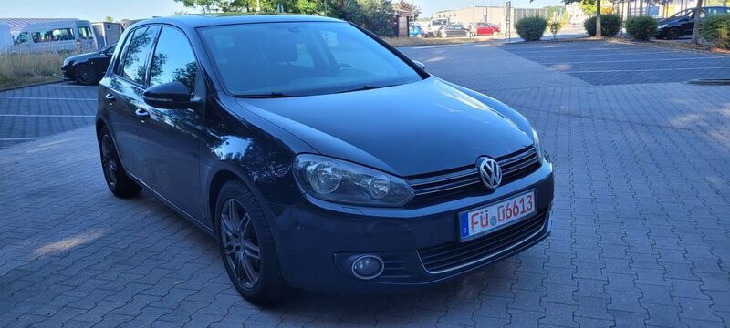 Schwarz Gebraucht 2010 VW Golf VI Highline Limousine | 3.600 € (Fairer Preis) - Bild 1/4
