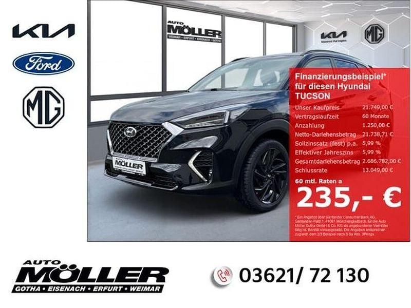 Phantom black / mic Gebraucht 2019 Hyundai Tucson N Line SUV | 21.749 € (Fairer Preis) - Bild 1/4