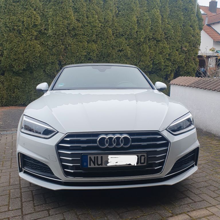 Weiß Gebraucht 2018 Audi A5 Cabriolet Sport Cabrio | 26.600 € (Superpreis) - Bild 1/4