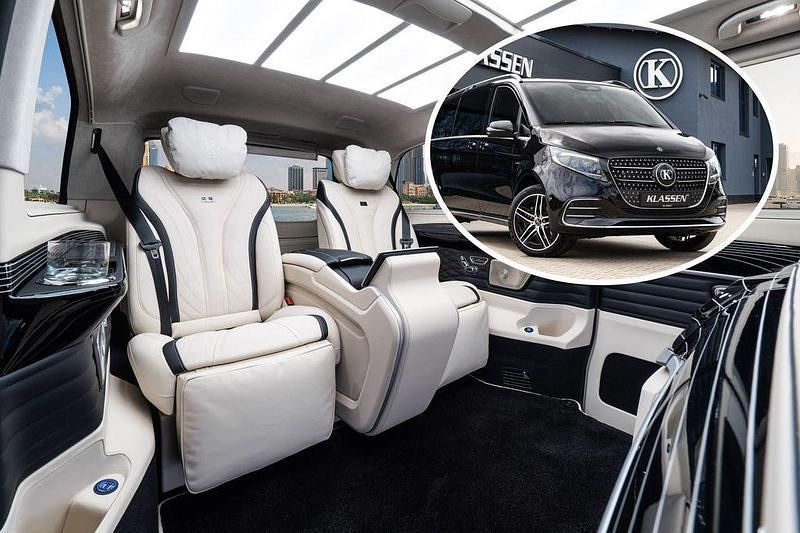 Schwarz Neu 2025 Mercedes V300 Luxury Van / Kleinbus | 374.850 € - Bild 1/4