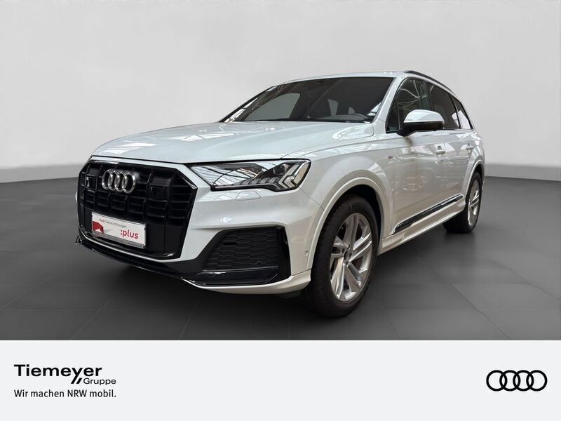 Gletscherweiß metallic Gebraucht 2024 Audi Q7 S-Line SUV | 73.940 € (Superpreis) - Bild 1/4