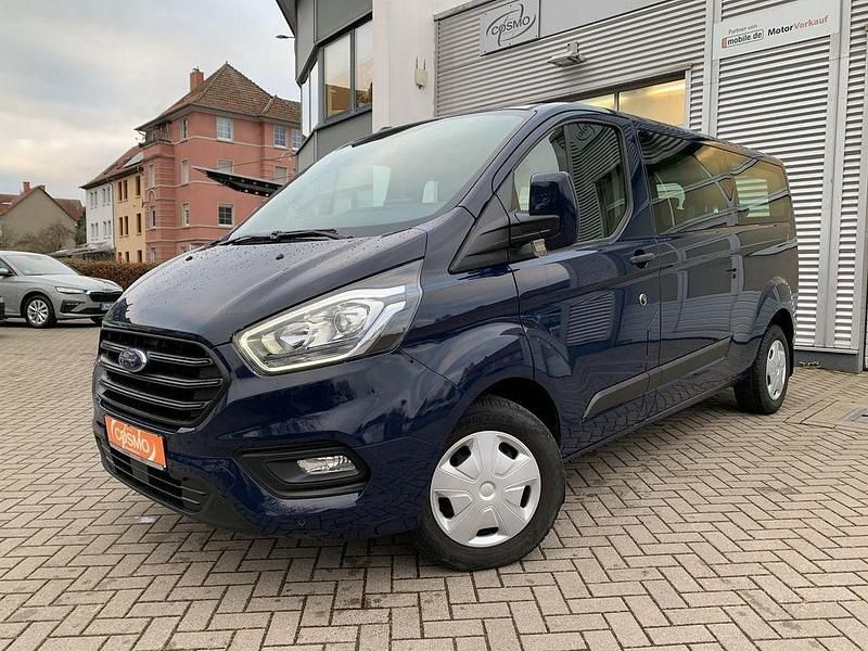 Blau Gebraucht 2022 Ford Transit Custom Kombi | 27.940 € (Fairer Preis) - Bild 1/4