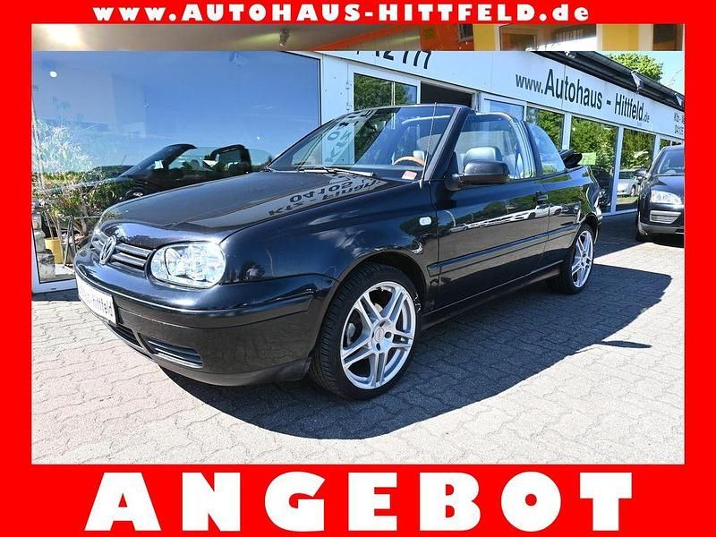 Gebraucht VW Golf Cabriolet Classicline 101 PS (74 kW) 2000 Blackmagicperleffektmet. Cabrio