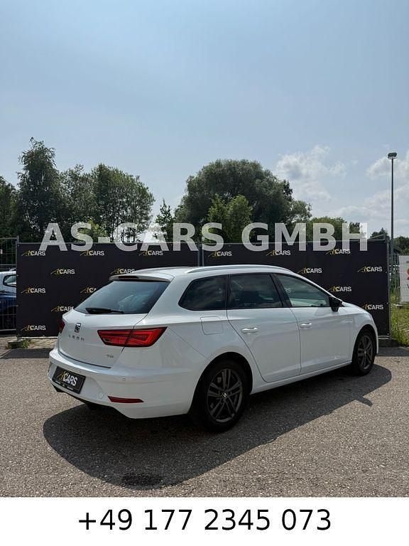 Gebraucht Seat Leon ST Style 110 PS (80 kW) 2018 Weiß Kombi