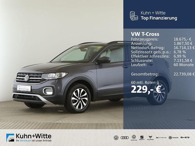 Gebraucht VW T-Cross Active 95 PS (69 kW) 2022 Grau SUV