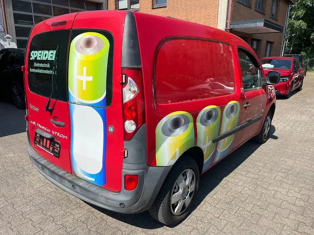 Gebraucht Renault Kangoo 44 kW (60 PS) 2012 Rot Van / Kleinbus