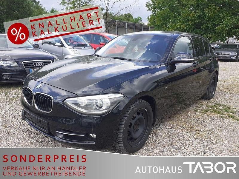 Black sapphire metallic Gebraucht 2012 BMW 118 Sport Line Kleinwagen | 5.885 € (Superpreis) - Bild 1/4