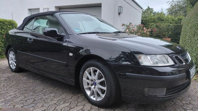 Schwarz Gebraucht 2007 Saab 9-3 Cabriolet Vector Cabrio | 7.990 € (Etwas zu teuer) - Bild 1/4