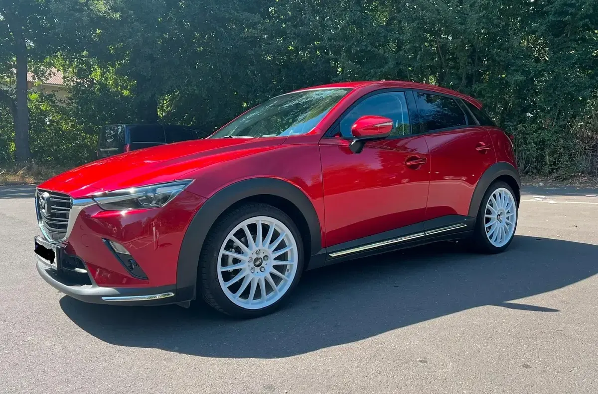 Gebraucht Mazda CX-3 Sports-Line 121 PS (88 kW) 2019 Rot SUV