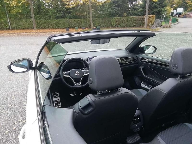 Gebraucht VW T-Roc Cabriolet R-line 150 PS (110 kW) 2023 Weiß Cabrio