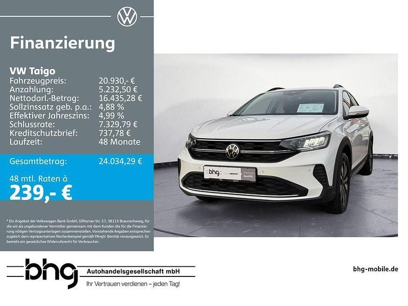 Weiß Gebraucht 2024 VW Taigo Move SUV | 20.930 € (Guter Preis) - Bild 1/4
