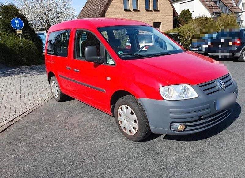 Gebraucht VW Caddy 80 PS (58 kW) 2009 Rot Van / Kleinbus