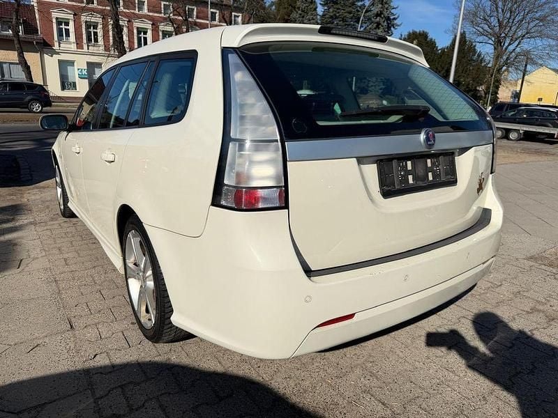 Gebraucht Saab 9-3 Linear 122 PS (89 kW) 2009 Weiß Kombi