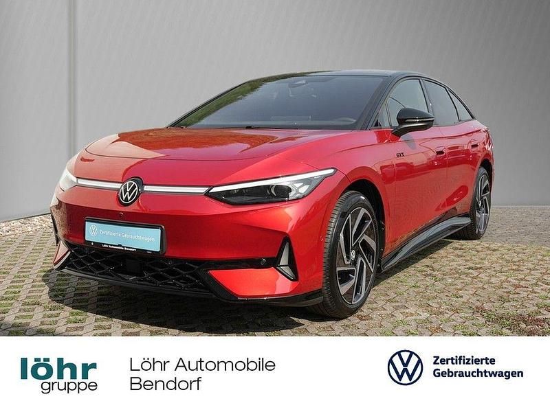 Kings red metallic Gebraucht 2025 VW ID.7 GTX Limousine | 52.980 € (Fairer Preis) - Bild 1/4