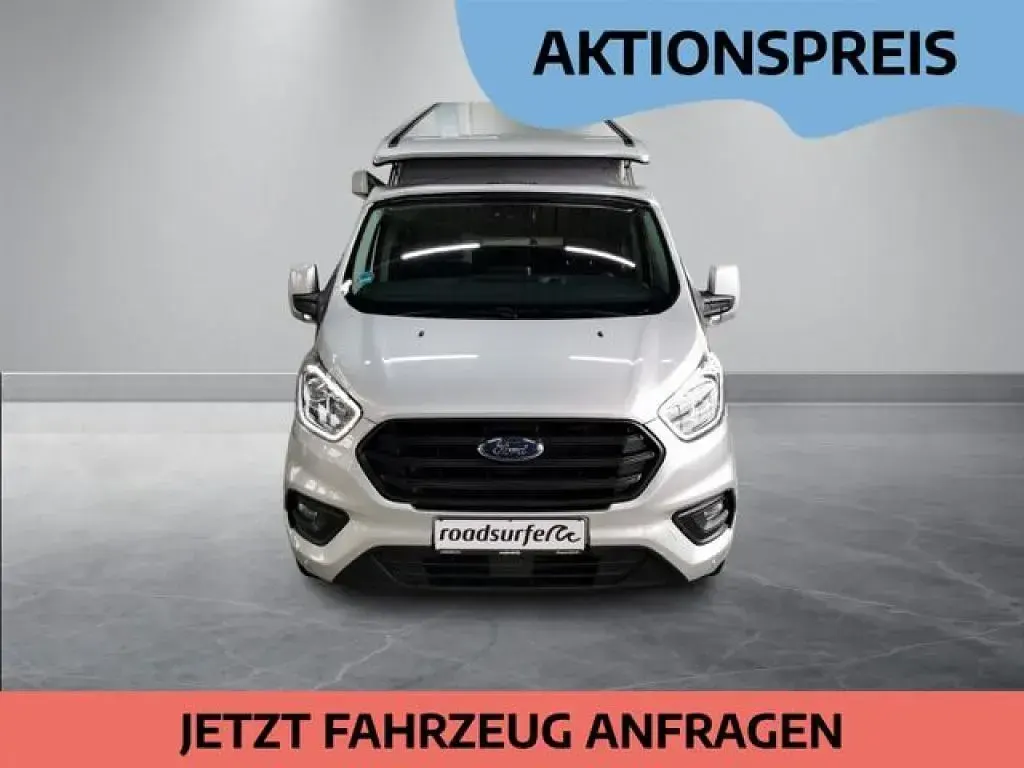 Gebraucht Ford Transit Custom Nugget 185 PS (136 kW) 2022 Silber Van / Kleinbus
