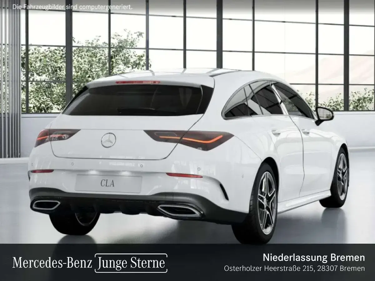 Gebraucht Mercedes CLA200 AMG 163 PS (119 kW) 2025 Polarweiß Kombi