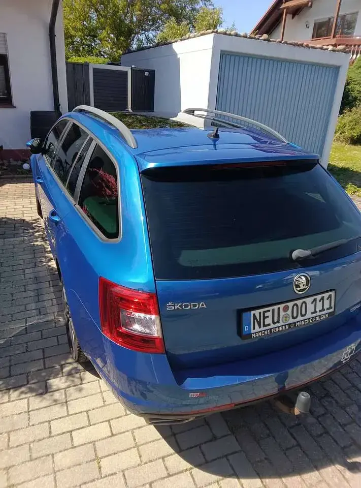 Gebraucht Skoda Octavia vRS 184 PS (135 kW) 2015 Blau Kombi