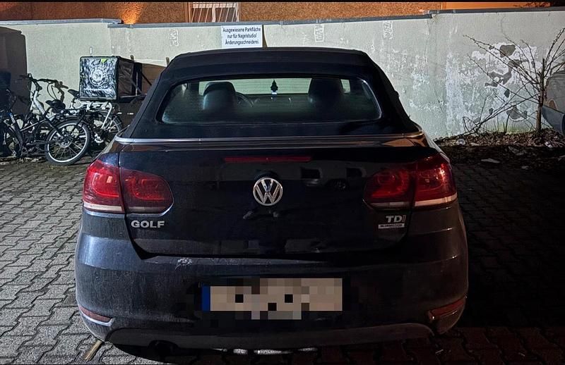 Gebraucht VW Golf 105 PS (77 kW) 2011 Schwarz Cabrio