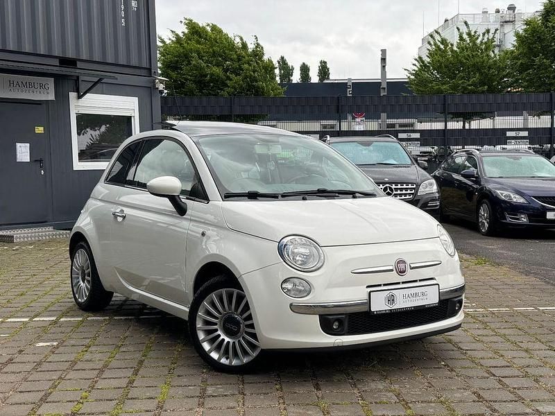 Weiß Gebraucht 2009 Fiat 500 Lounge Kleinwagen | 5.470 € (Etwas zu teuer) - Bild 1/4