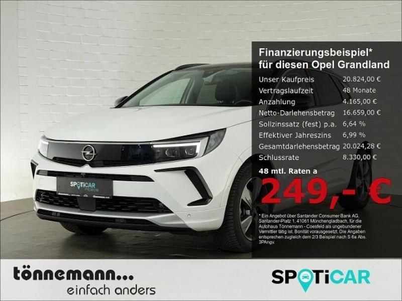 Weiss Gebraucht 2023 Opel Grandland X Elegance SUV | 20.824 € (Guter Preis) - Bild 1/3
