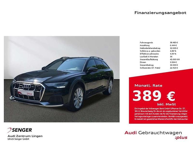 Mythosschwarz Gebraucht 2020 Audi A6 Allroad Ambiente Kombi | 38.480 € (Fairer Preis) - Bild 1/4