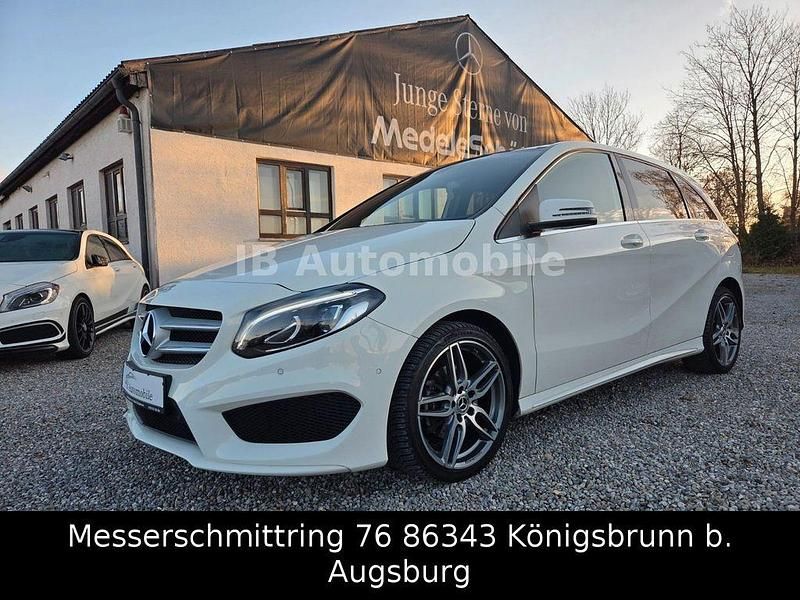 Weiß Gebraucht 2018 Mercedes B200 AMG line Van / Kleinbus | 17.950 € (Fairer Preis) - Bild 1/3