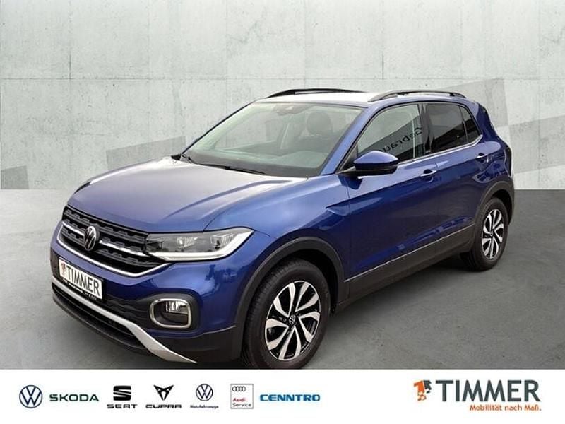 Blau Gebraucht 2021 VW T-Cross Active SUV | 17.870 € (Superpreis) - Bild 1/4