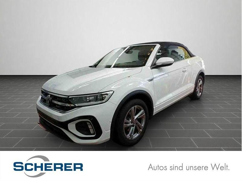 Weiß Gebraucht 2022 VW T-Roc Cabriolet R-line Cabrio | 27.950 € (Guter Preis) - Bild 1/4