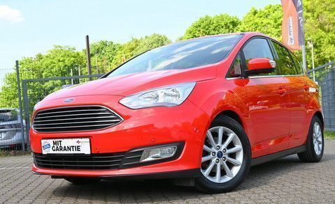 Rot Gebraucht 2017 Ford C-MAX Titanium Van / Kleinbus | 10.990 € (Fairer Preis) - Bild 1/4