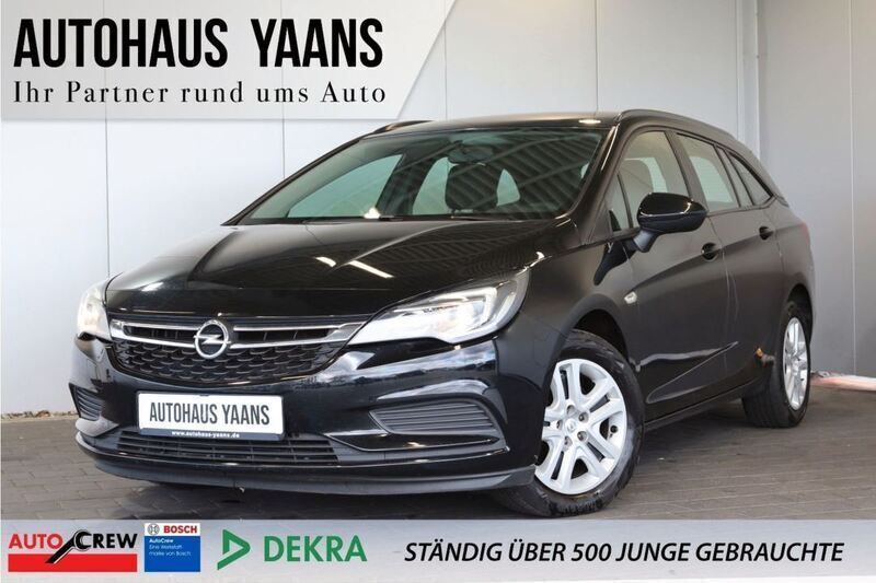 Onyx schwarz Gebraucht 2018 Opel Astra Edition Limousine | 12.599 € (Teuer) - Bild 1/1