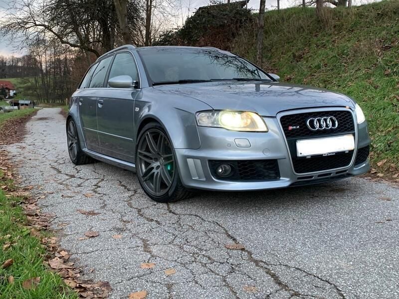 Silber Gebraucht 2007 Audi RS4 Design Kombi | 25.890 € - Bild 1/4