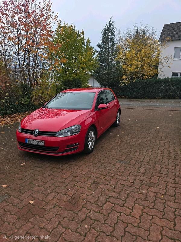 Rot Gebraucht 2013 VW Golf VII Limousine | 7.500 € (Fairer Preis) - Bild 1/4