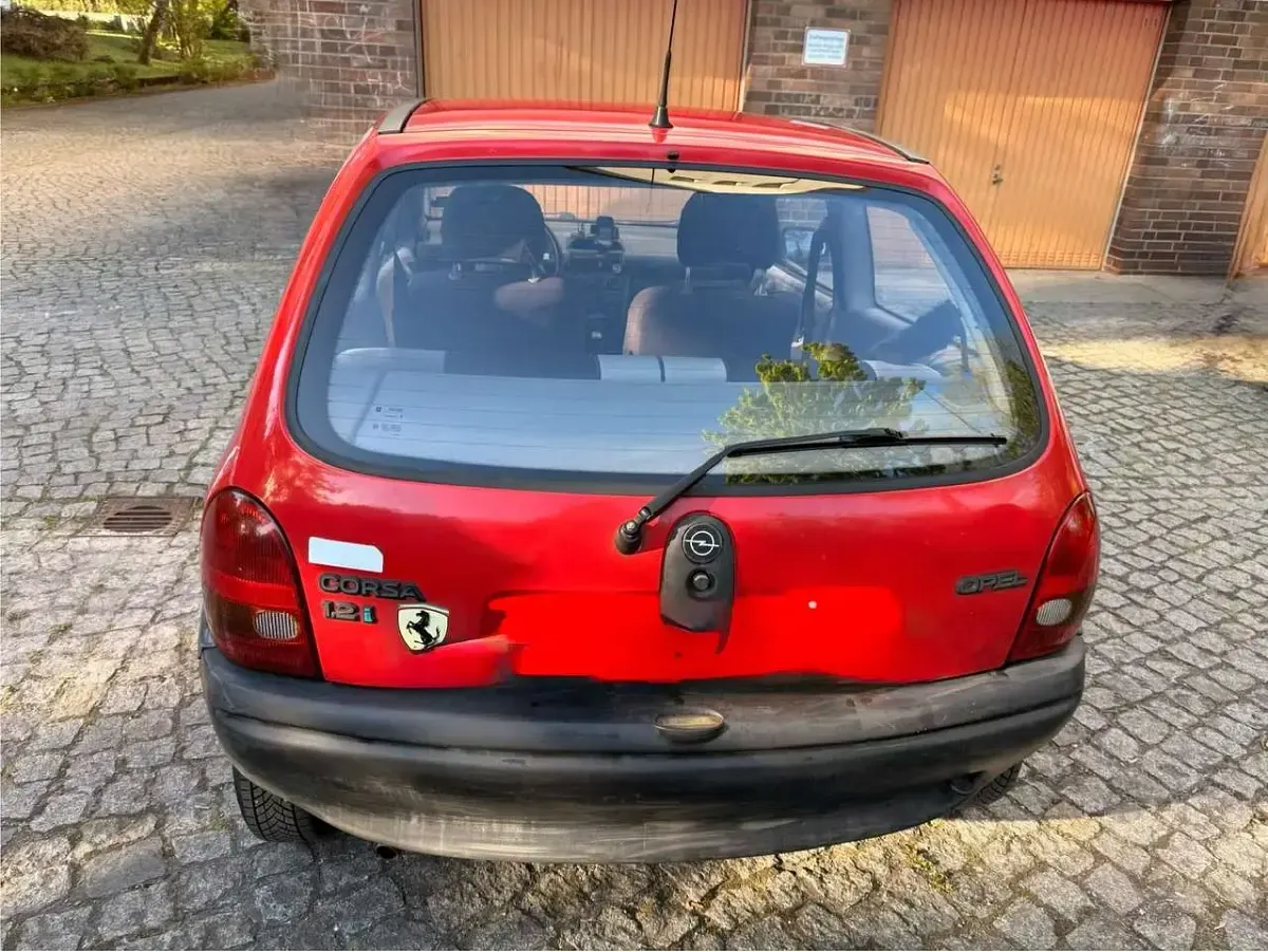 Gebraucht Opel Corsa 45 PS (33 kW) 1998 Rot Kleinwagen