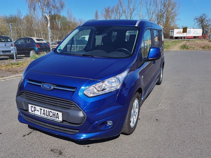 Blau Gebraucht 2017 Ford Grand Tourneo Connect Titanium Van / Kleinbus | 7.200 € (Superpreis) - Bild 1/4