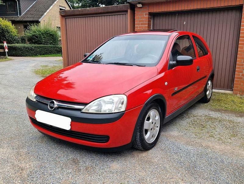 Rot Gebraucht 2003 Opel Corsa Njoy Kleinwagen | 1.350 € (Guter Preis) - Bild 1/4