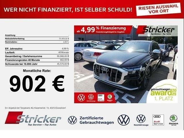 Mythosschwarz metallic Gebraucht 2022 Audi SQ8 Sport SUV | 75.939 € (Superpreis) - Bild 1/3