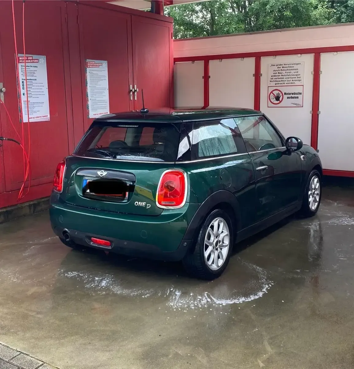 Gebraucht Mini One D 97 PS (71 kW) 2017 Grün Kleinwagen