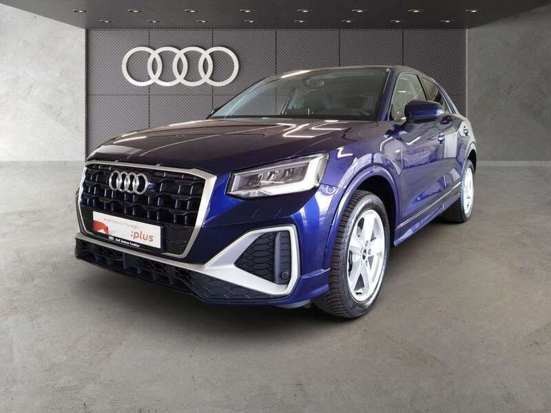 Navarrablau metallic Gebraucht 2021 Audi Q2 S-Line SUV | 21.449 € (Superpreis) - Bild 1/2