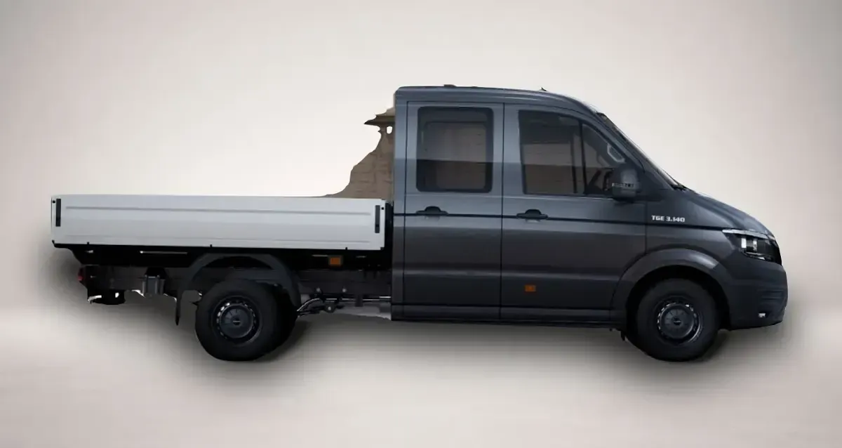 Neu MAN TGE 177 PS (130 kW) 2026 Grau Van
