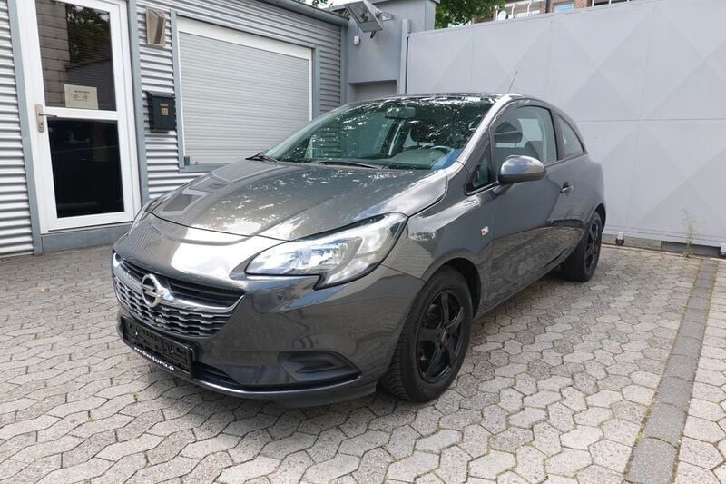 Grau Gebraucht 2015 Opel Corsa Edition Kleinwagen | 5.099 € (Guter Preis) - Bild 1/4