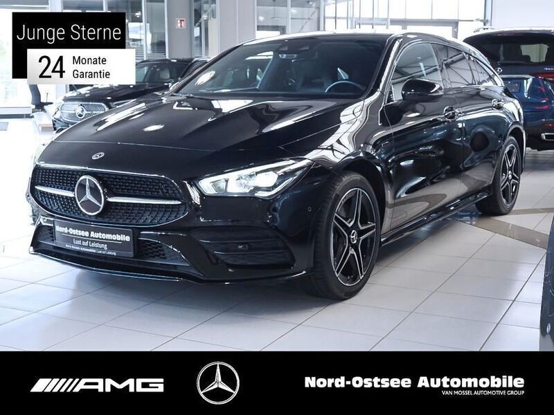 Schwarz Gebraucht 2021 Mercedes CLA250e Shooting Brake AMG Kombi | 26.990 € (Fairer Preis) - Bild 1/4
