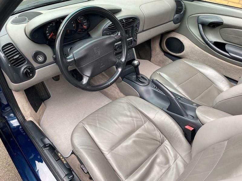 Gebraucht Porsche Boxster 204 PS (150 kW) 1999 Blau Cabrio