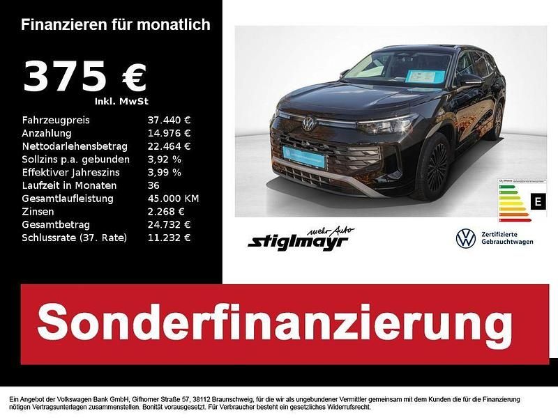 Schwarz Gebraucht 2025 VW Tayron Life SUV | 37.440 € - Bild 1/2