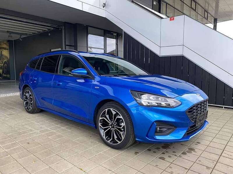 Gebraucht Ford Focus ST-Line 182 PS (133 kW) 2019 Dynamicblau metallic/blau Kombi